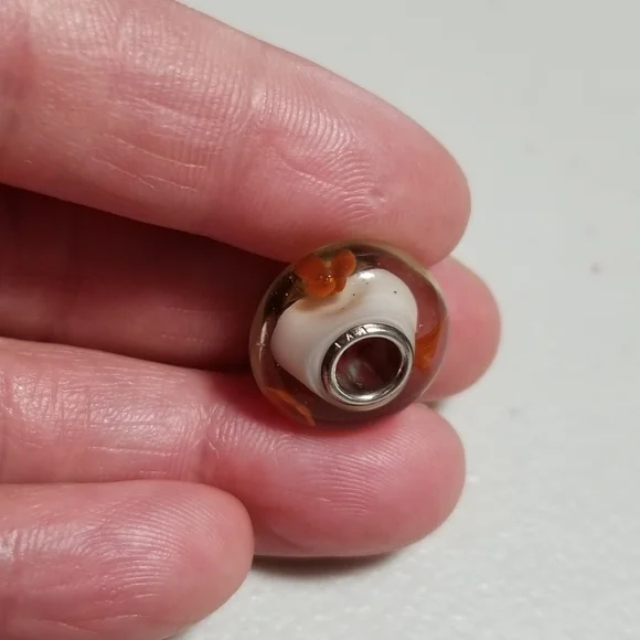 2 x Trollbeads OOAK Bubble Flowers - Picture 9 of 11